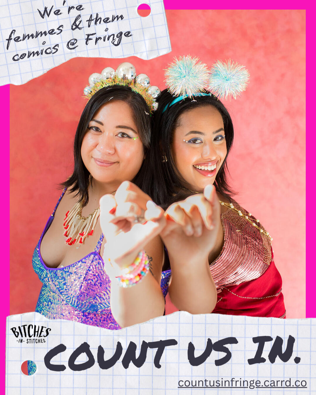 Count Us In - Bitches in Stitches visibility campaign